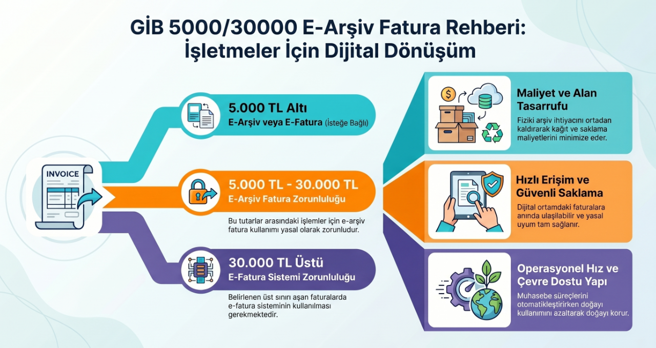 Gib 5000/30000  e-Arşiv fatura nedir?